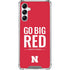 University of Nebraska Go Big Red Galaxy A15 5G Clear Case